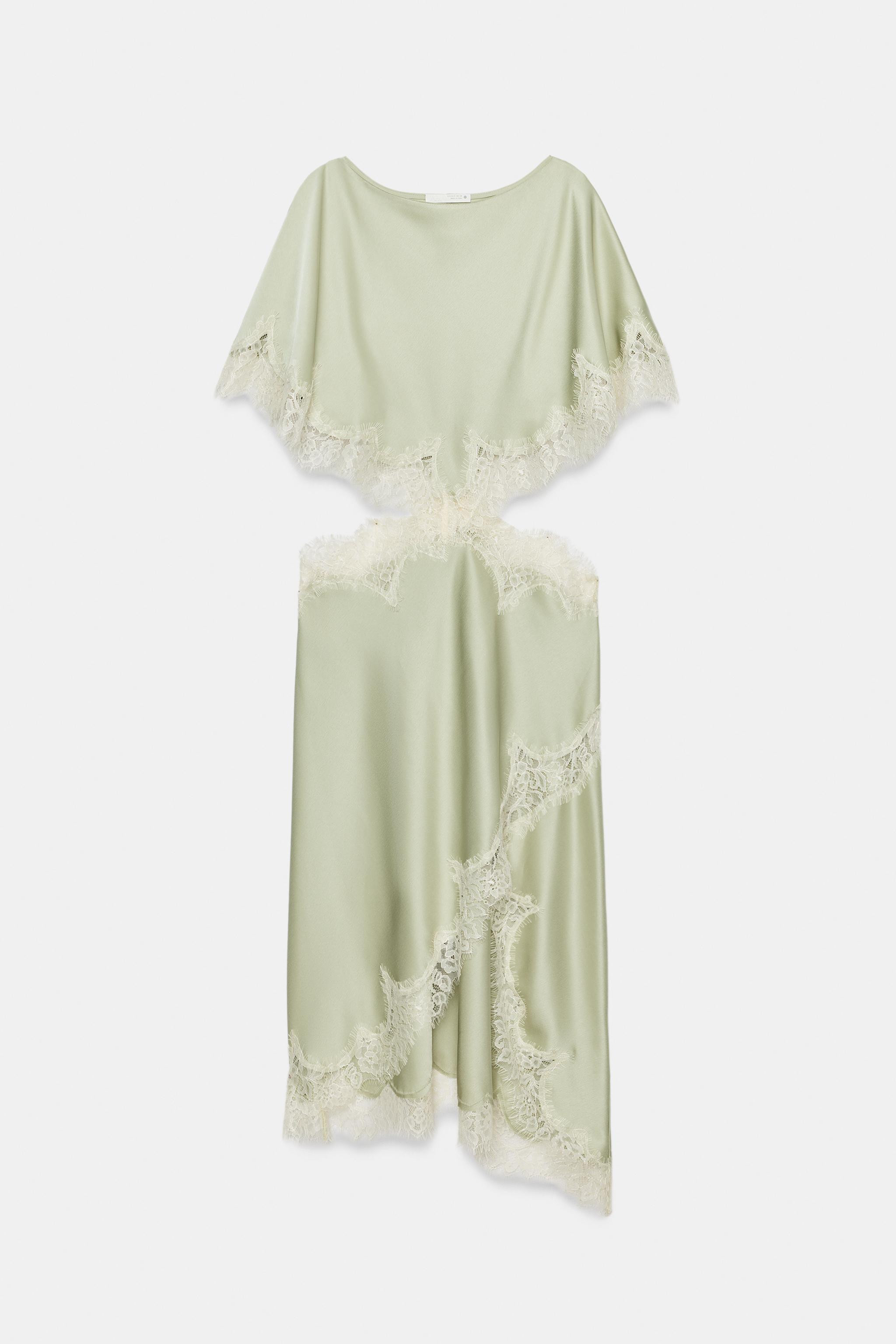 ZW COLLECTION CUT OUT LACE DRESS | Zara US