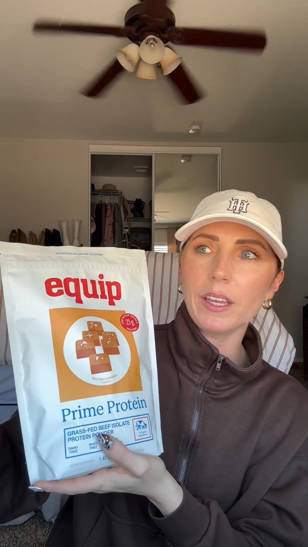 Dairy free and whey free grass fed protein isolate, salted caramel flavor, 21g of protein per serving, clean simple ingredients!

#LTKActive #LTKfitnessgoals #LTKstorytime