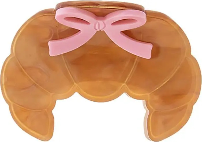 Pink Bow Croissant Claw Clip | Nordstrom
