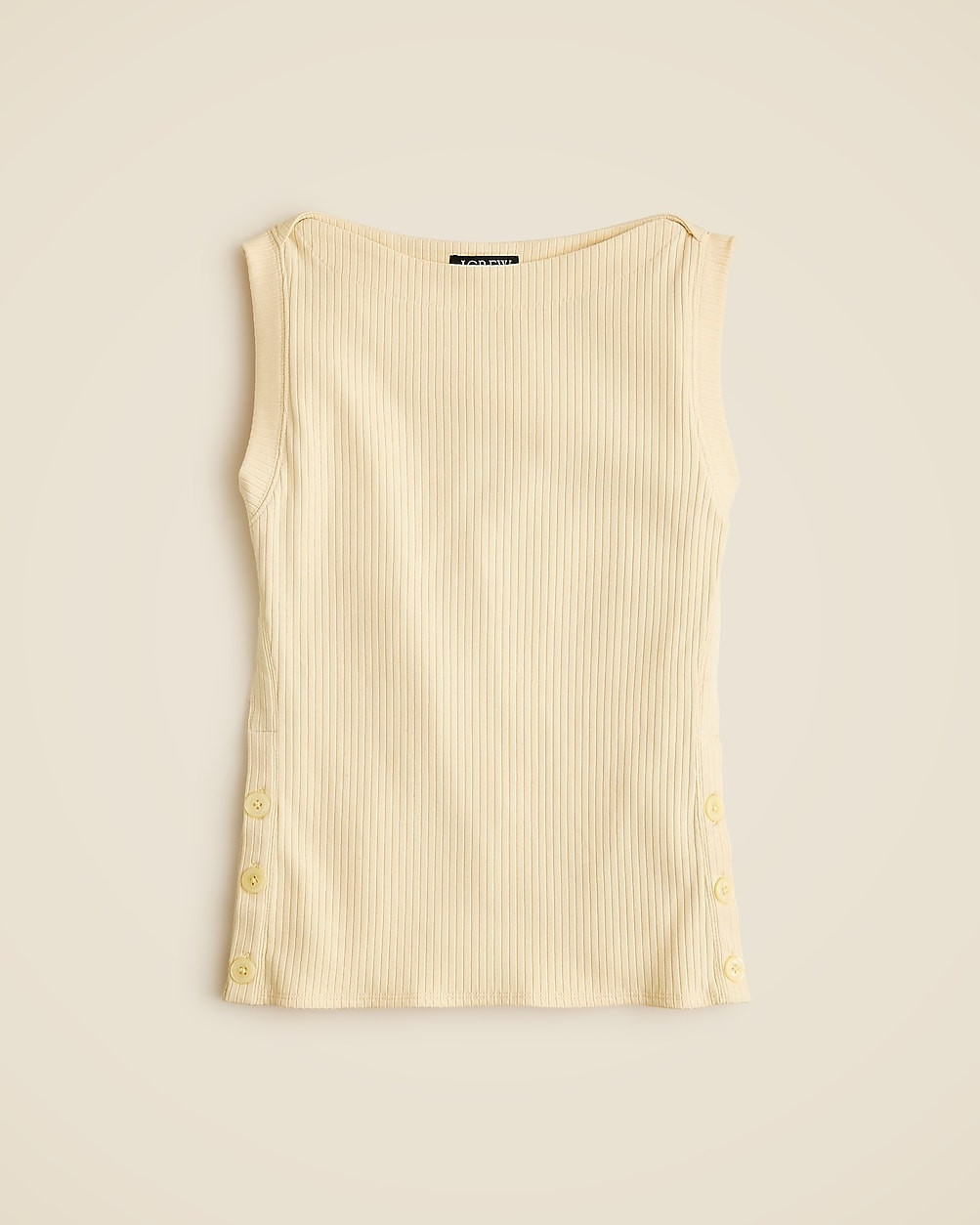 Premium rib side-button top | J. Crew US