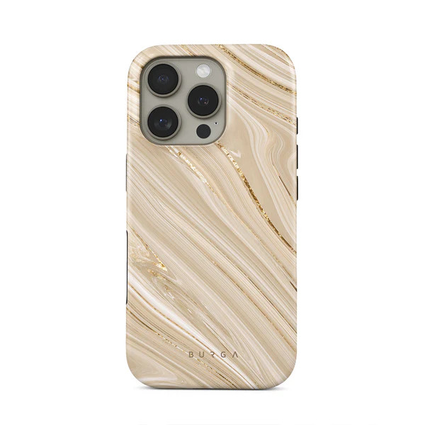 Full Glam - Beige iPhone 16 Pro Case | BURGA