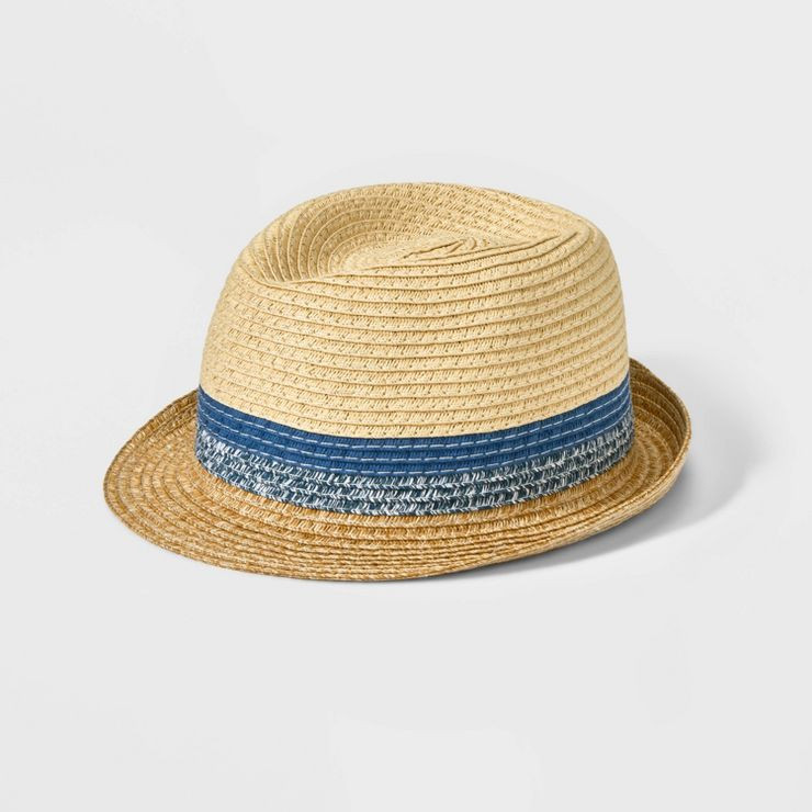 Toddler Boys' Striped Fedora Hat - Cat & Jack™ | Target