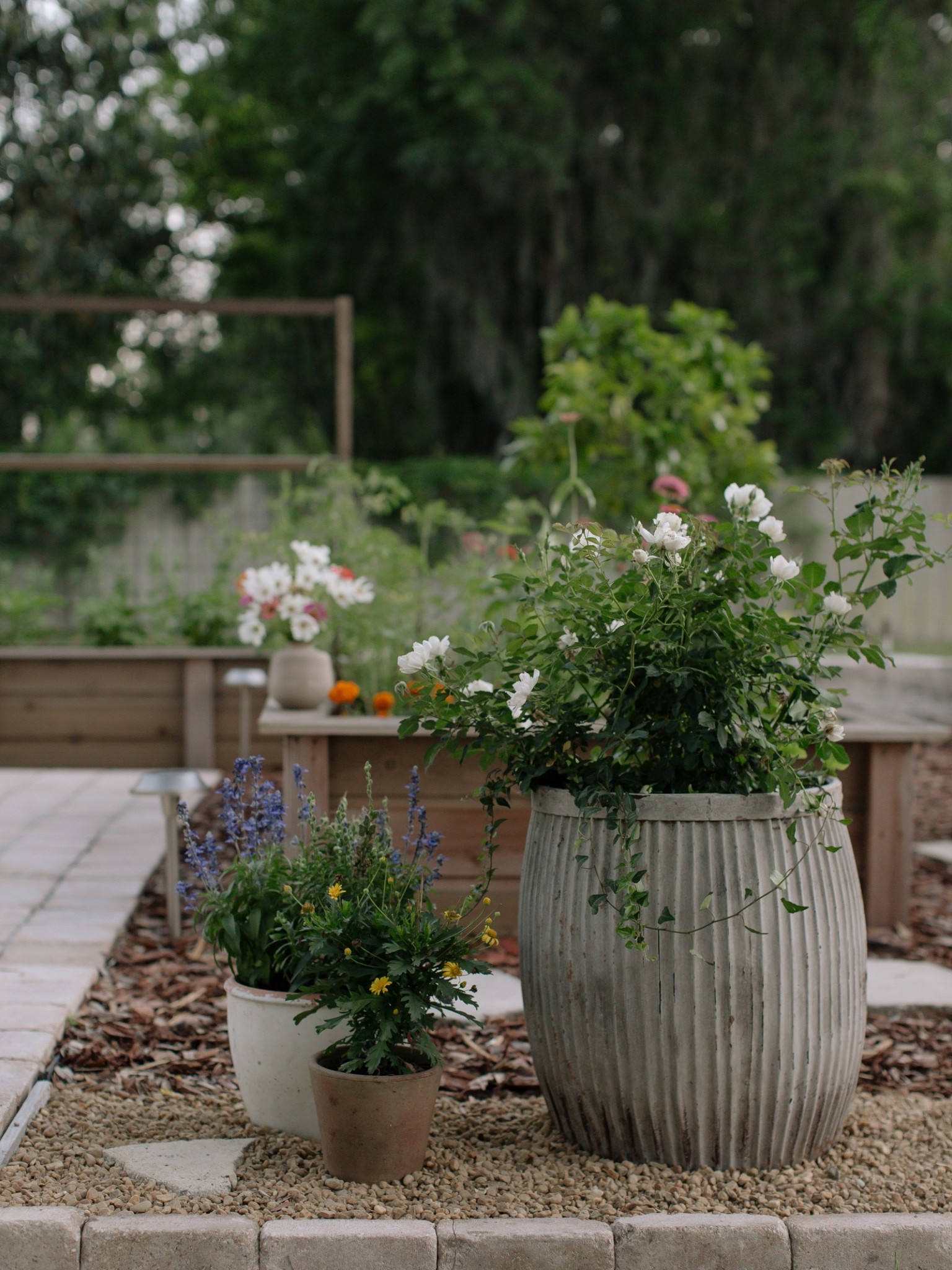 Vintage dolly tub as planters 

#LTKHome