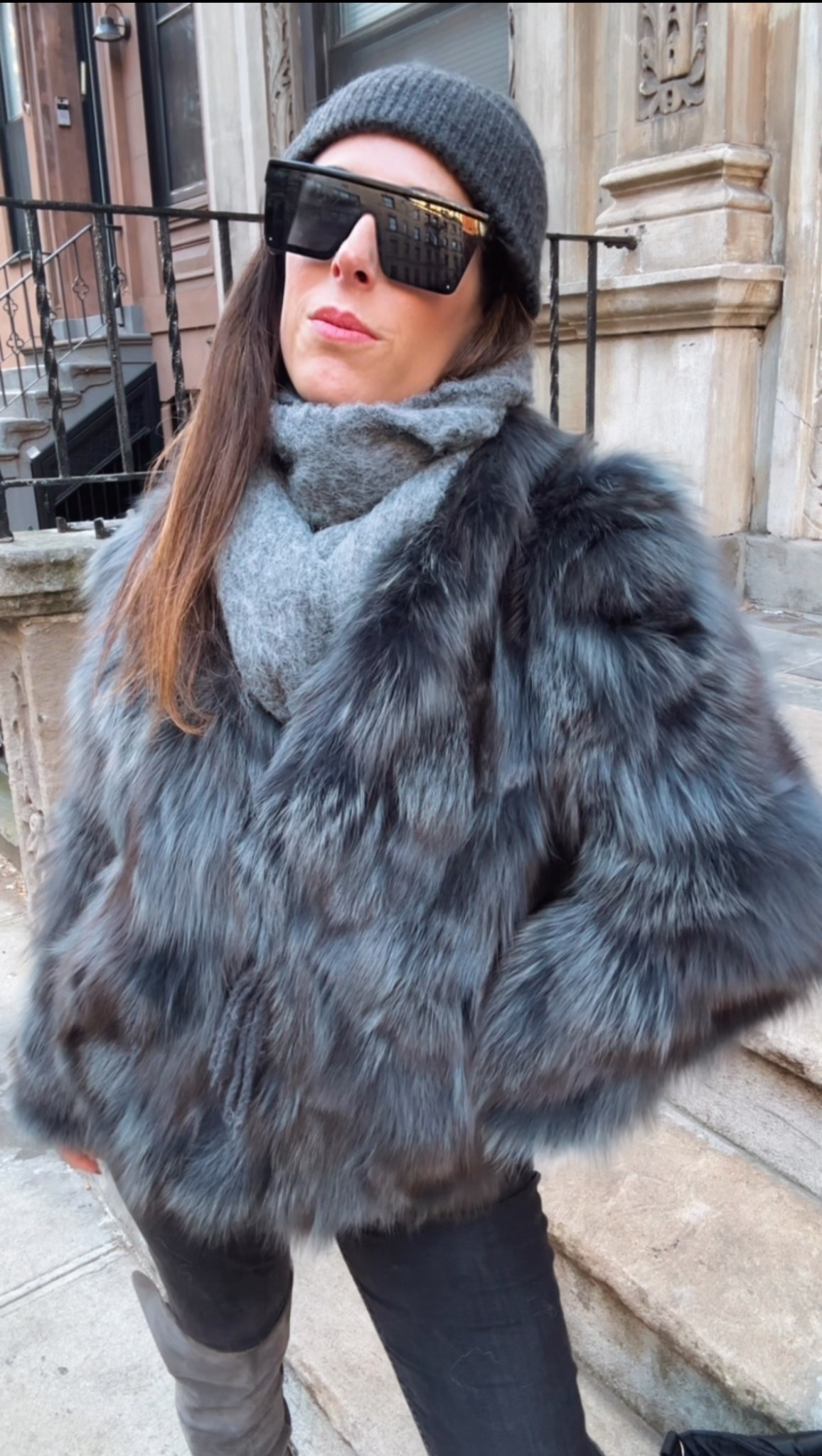 Snow bunny chic in genuine #wolfiefurs charcoal beauty. Now on sale at an amazing price point! 

#LTKGiftGuide #LTKdayinmylife #LTKSaleAlert