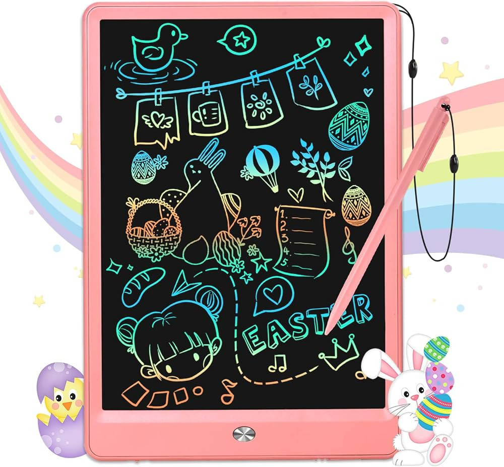 EooCoo Toys for Toddler Girls 3-5, 10 Inch LCD Writing Board for Kids, Preschool Learning & Toddl... | Amazon (US)