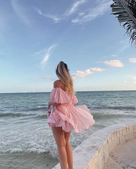Im wearing size small and it fits me perfectly. The dress needs to be ironed when delivered but other than that it’s perfect. Puffy dress / pink dress / beach dress / summer dress

#LTKSeasonal #LTKtravel #LTKstyletip