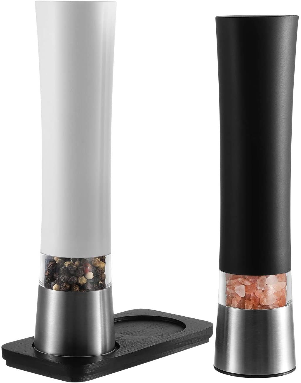 Salt Pepper Grinder Set Non-Battery Need One Hand Operation - Gravity Grinder Shaker Home Kitchen... | Walmart (US)