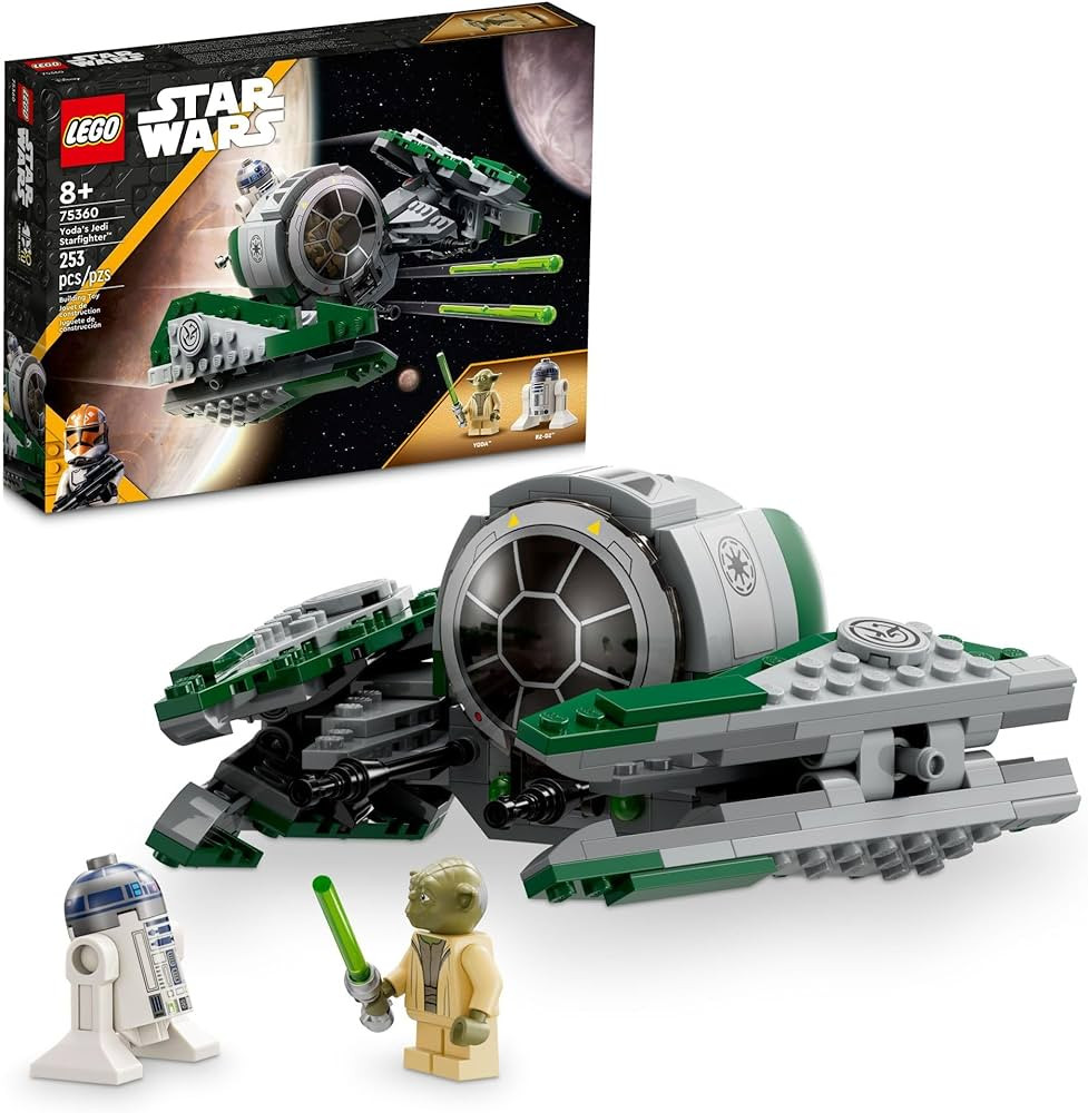 LEGO Star Wars: The Clone Wars Yoda’s Jedi Starfighter 75360 Star Wars Collectible for Kids Fea... | Amazon (US)