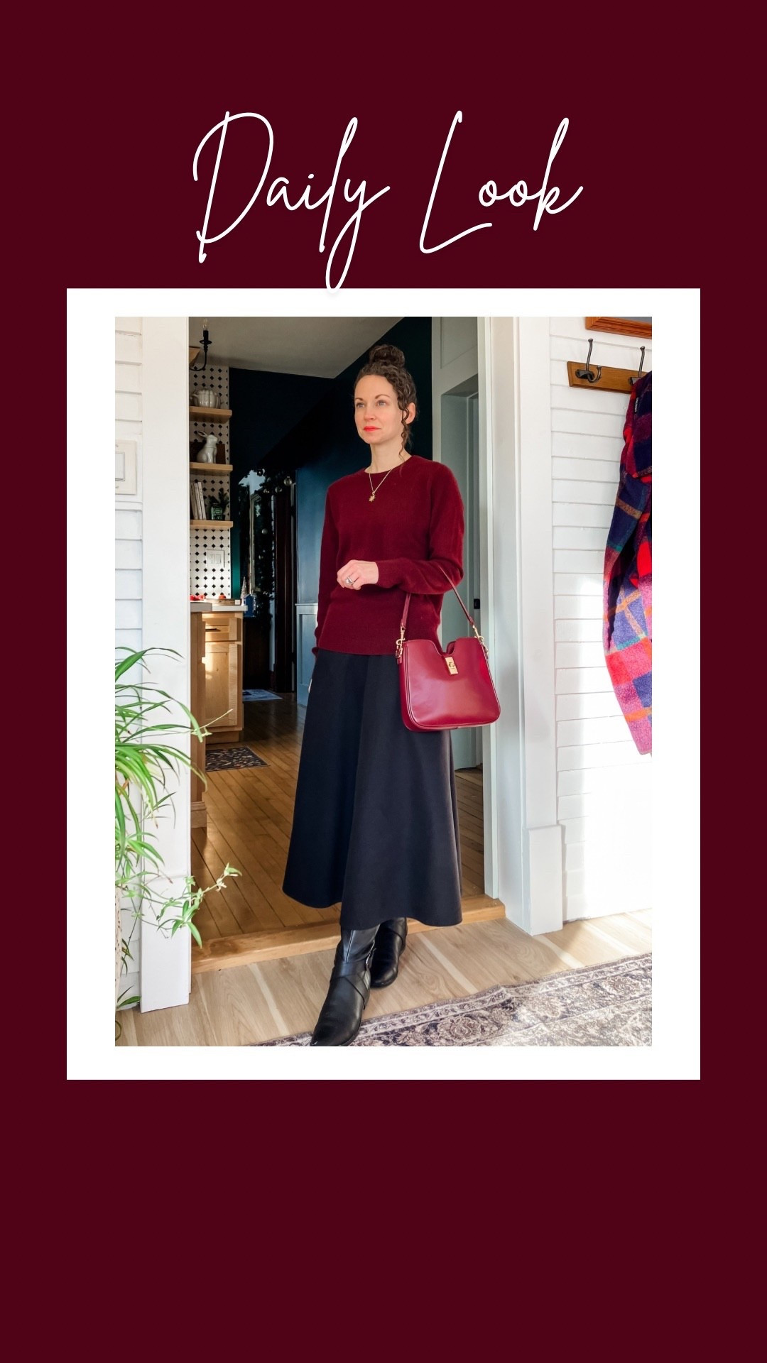 A cashmere sweater and black skirt for winter!
Petite outfit. Classic outfit. Parisian outfit. Modest outfit  

#LTKootd #LTKOver40 #LTKHoliday