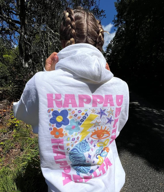 The Alex Sorority Hooded Sweatshirt // Sorority Sweatshirt // - Etsy | Etsy (US)