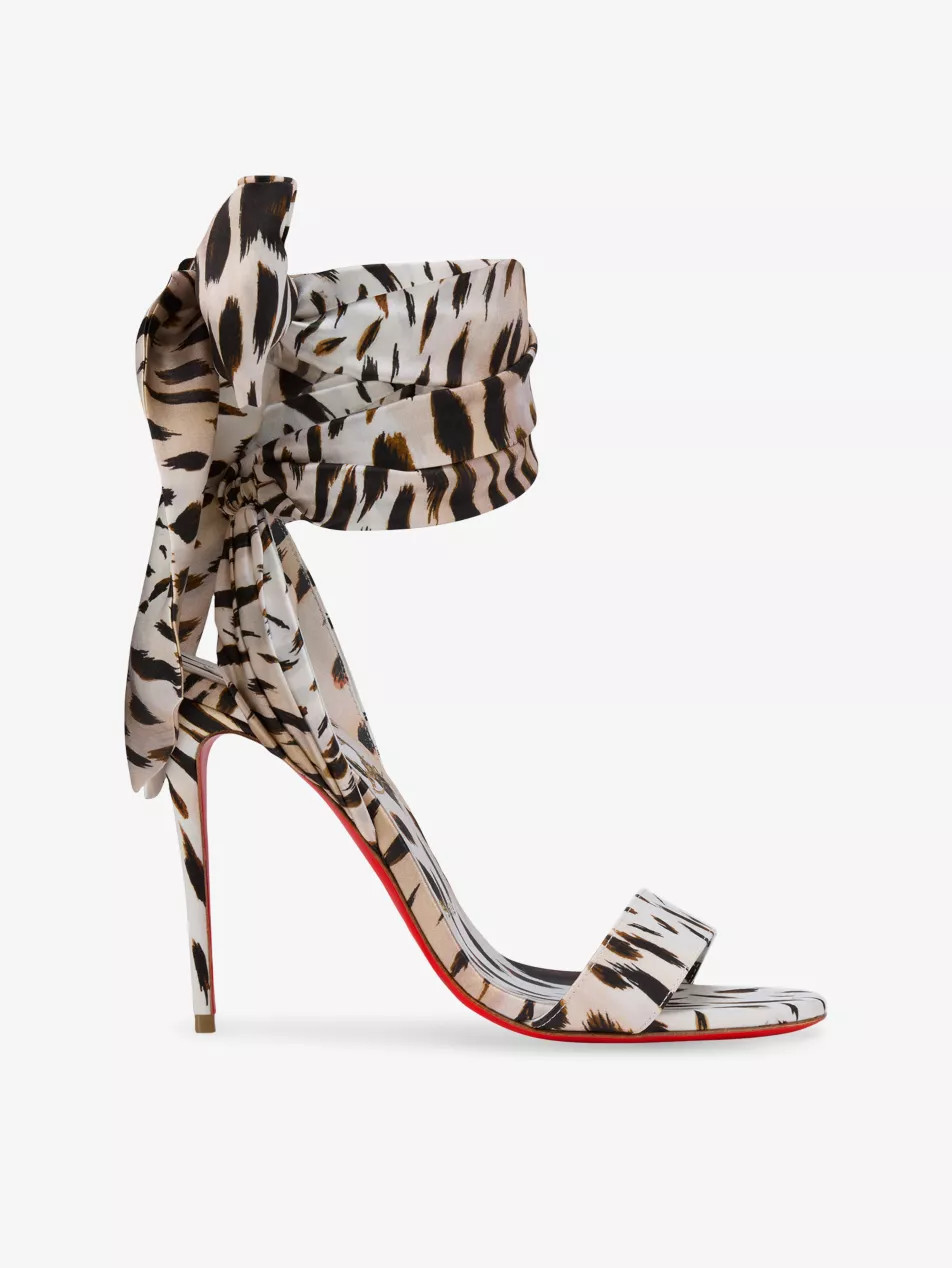 Sandale Du Desert 100 Gigi Heeled Satin Sandals | Selfridges