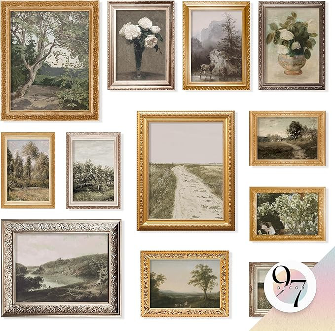 97 Decor French Country Wall Art Decor - Vintage Wall Art Prints, Cottagecore Wall Decor Vintage ... | Amazon (US)