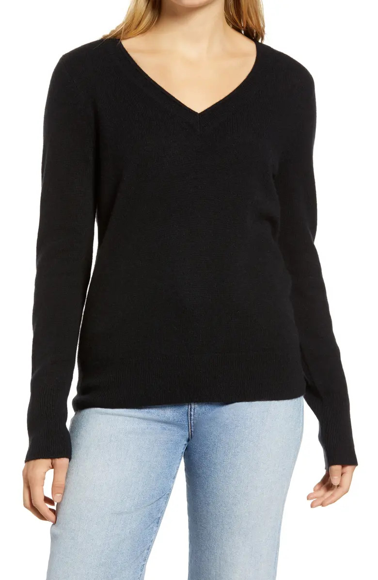 ? V-Neck Cashmere Sweater | Nordstrom Rack