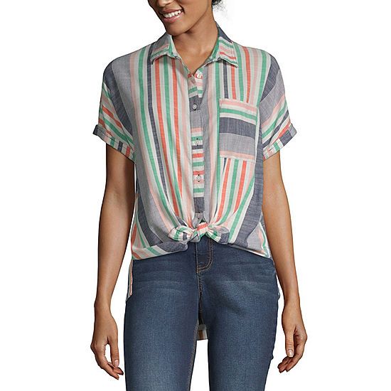 a.n.a Womens Short Sleeve Camp Shirt - JCPenney | JCPenney