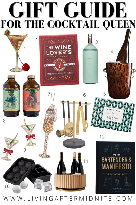 Gift Guide for the Cocktail Queen / gifts for her / gifts for him 

#LTKHoliday #LTKhome #LTKGiftGuide