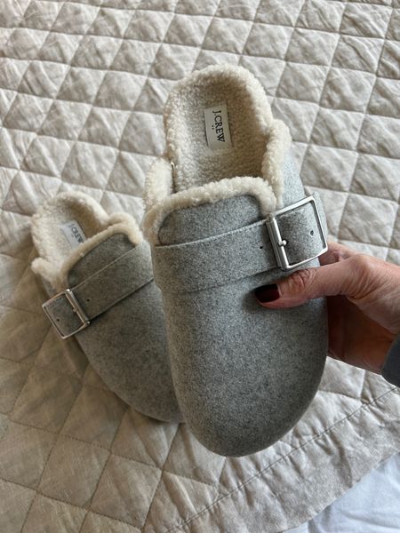 Fleece lined mule slippers. Cozy and warm. Great gift idea! Run tts. 

#LTKshoecrush #LTKunder50 #LTKsalealert