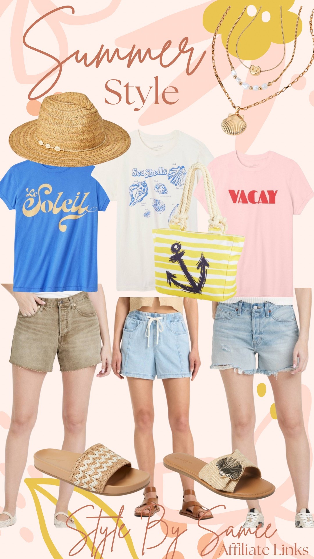 🎯Summer Casual Style from Target 🎯

Summer | shorts | spring | tees | seashells | beach tote | denim shorts | drawstring shorts | vacay | shell necklace 

#LTKStyleTip #LTKSaleAlert #LTKFindsUnder50