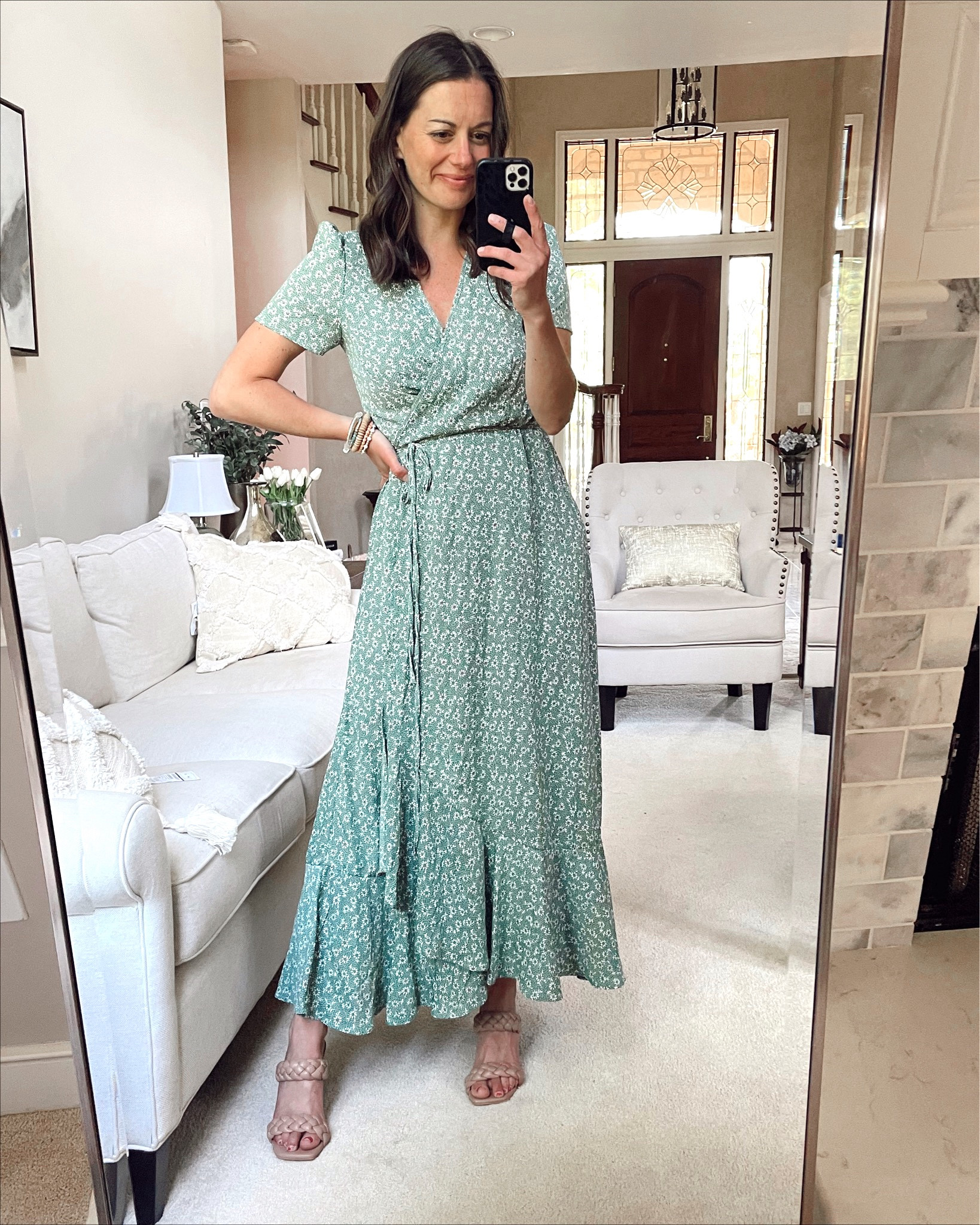 Amazon Easter dress! Wrap dress runs true to size - I’m wearing a small.  Perfect for a baby shower or bridal shower too!



#LTKover40 #LTKSeasonal #LTKfindsunder50