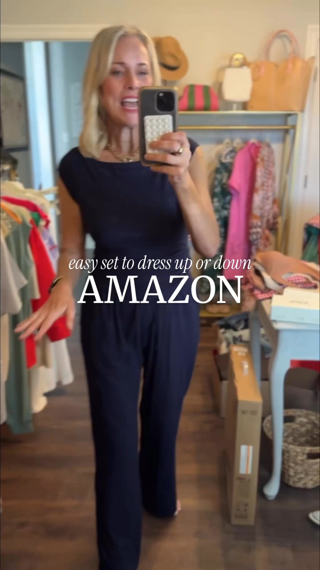 I’m wearing my true size medium in both this boat neck set and the crew neck set. I attempted to size up for more length in the top, but it just made the whole outfit look baggy. 



#LTKOver40 #LTKFindsUnder50 #LTKSummerEdit