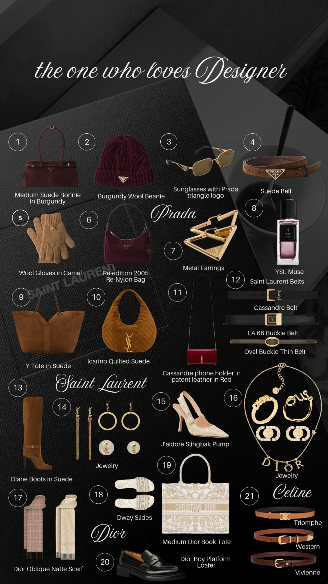 Gift guide for the one who loves designer 🎄

#LTKHoliday #LTKGiftGuide