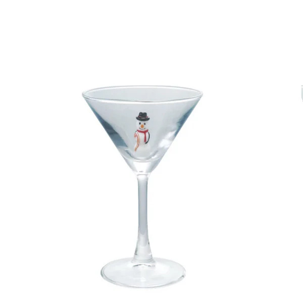 Snowman Icon Martini Glass | Waiting On Martha Home