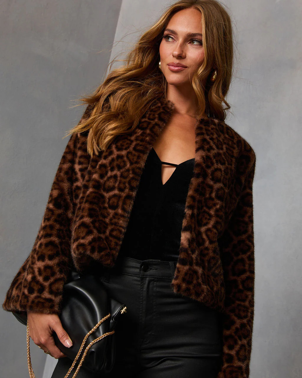 Foxshade Leopard Print Faux Fur Jacket | VICI