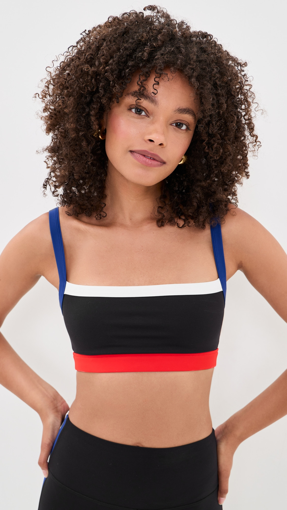 Splits59 Monah Rigor Bra Black/Cobalt S | Shopbop