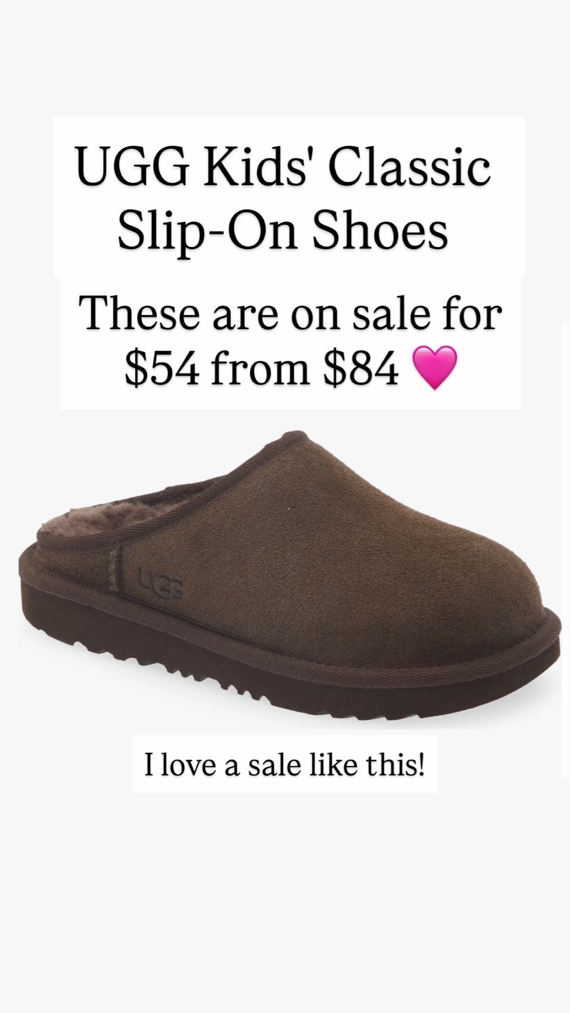 These UGG kids slip on shoes are on sale!!!

#LTKKids #LTKSaleAlert