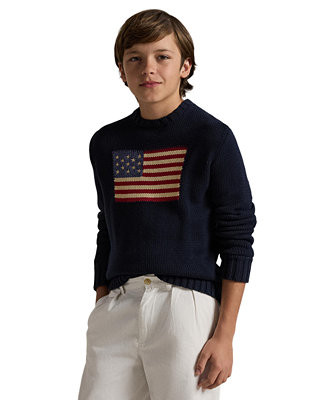 Big Boys The Iconic Flag Sweater | Macy's