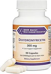 Dihydromyricetin (DHM) 50 Capsules, 300mg, Liver Support Supplement (Third Party Tested)(DHM Depo... | Amazon (US)