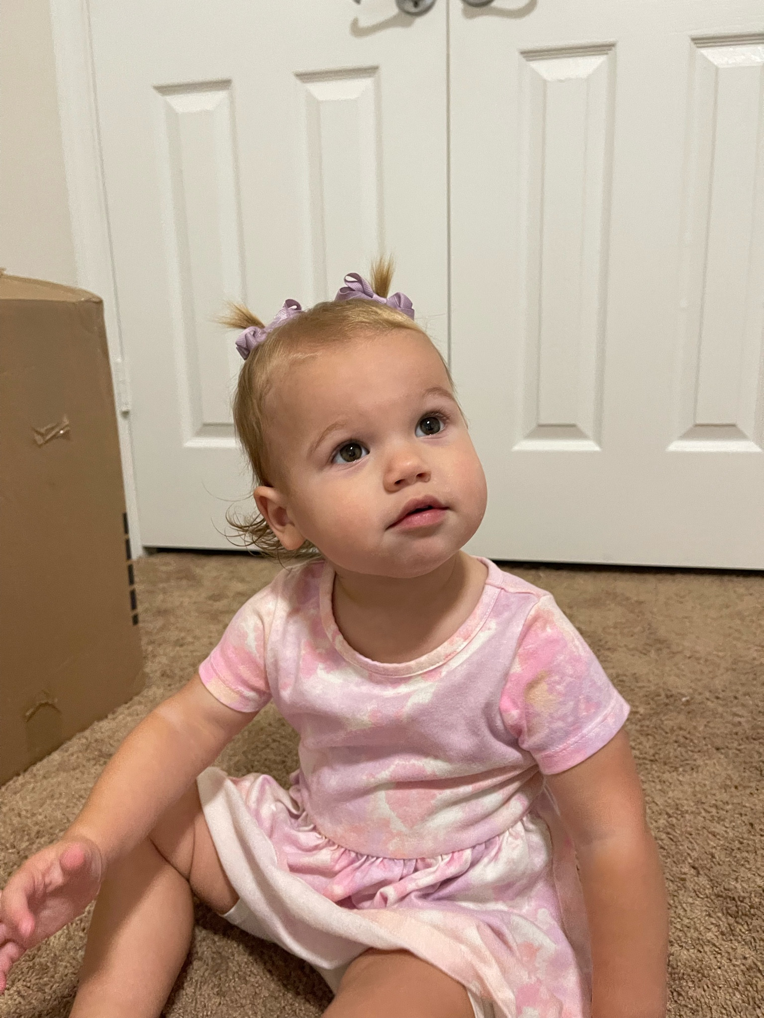 Tie dye dress, play dress, toddler, girls, pigtails, small bows, clip ins, pink and purple

#LTKbaby #LTKunder50