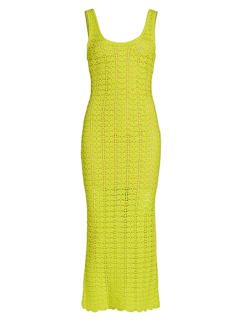 Veronique Crochet Tank Midi-Dress | Saks Fifth Avenue