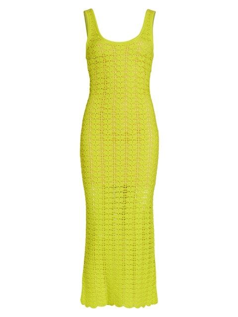 Veronique Crochet Tank Midi-Dress | Saks Fifth Avenue