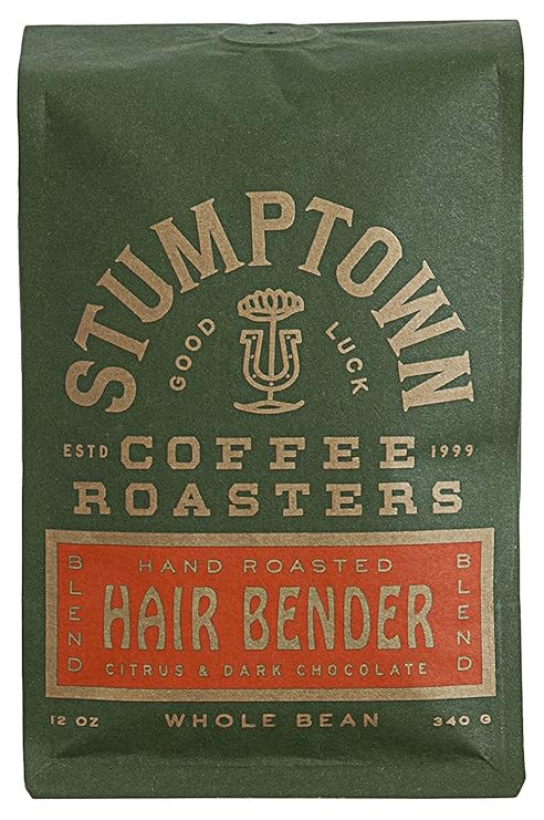 Stumptown Coffee Roasters, Medium Roast Whole Bean Coffee - Hair Bender 12 Ounce Bag with Flavor ... | Amazon (US)