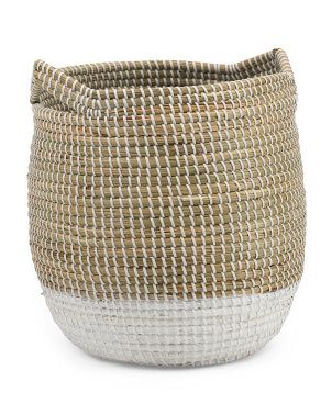 Small Seagrass Storage Basket With Handles | Office & Storage | Marshalls | Marshalls