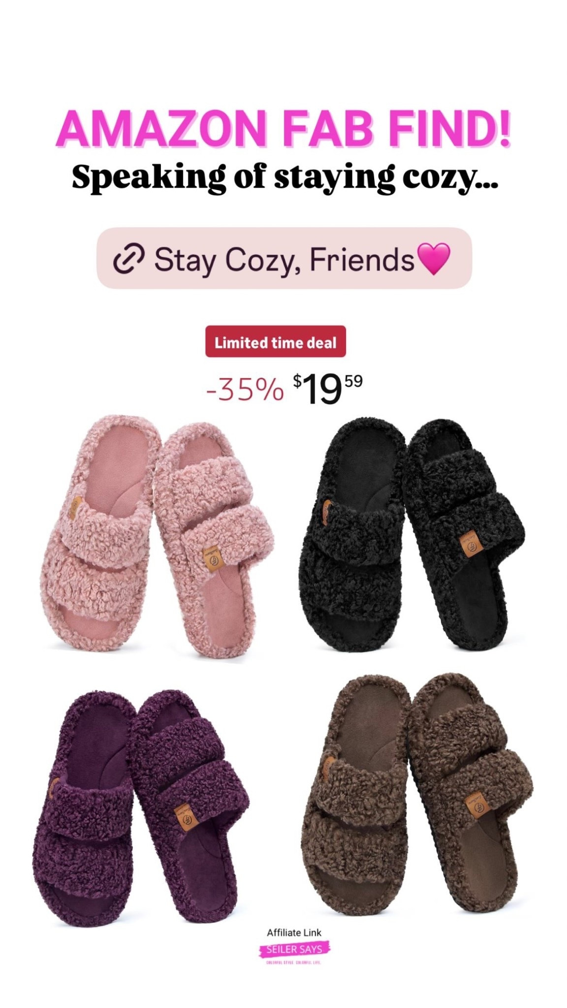 Speaking of staying cozy… These faux fur, Amazon, house slipper sandals are warm & fun!

#LTKStyleTip #LTKOver40 #LTKShoeCrush