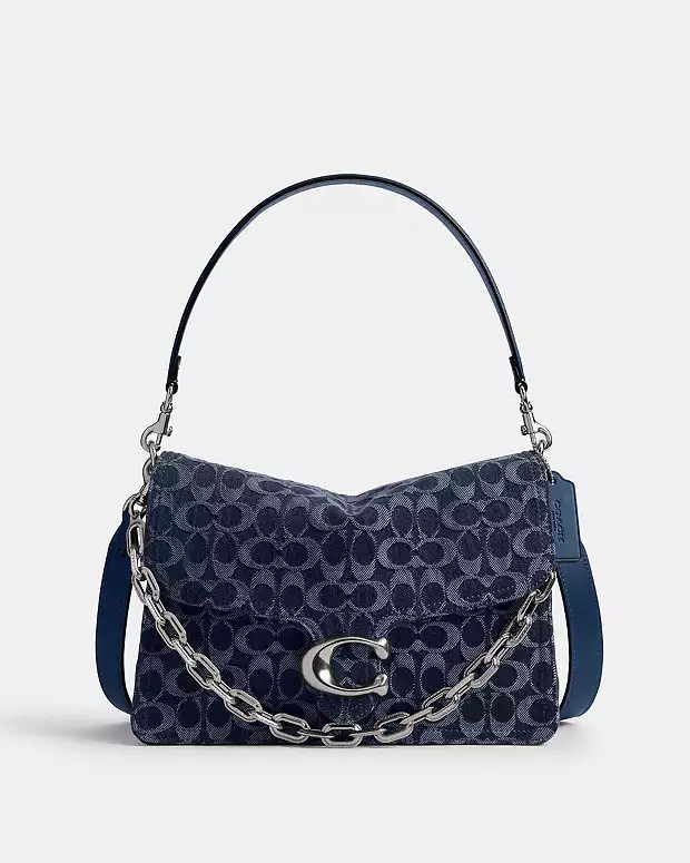 Chain Tabby Shoulder Bag 30 In Signature Denim | Coach (US)