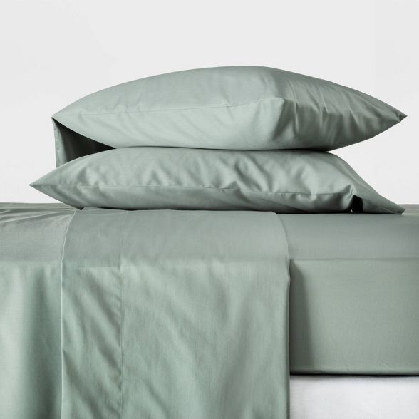 300 Thread Count Temperature Regulating Solid Sheet Set - Casaluna™ | Target