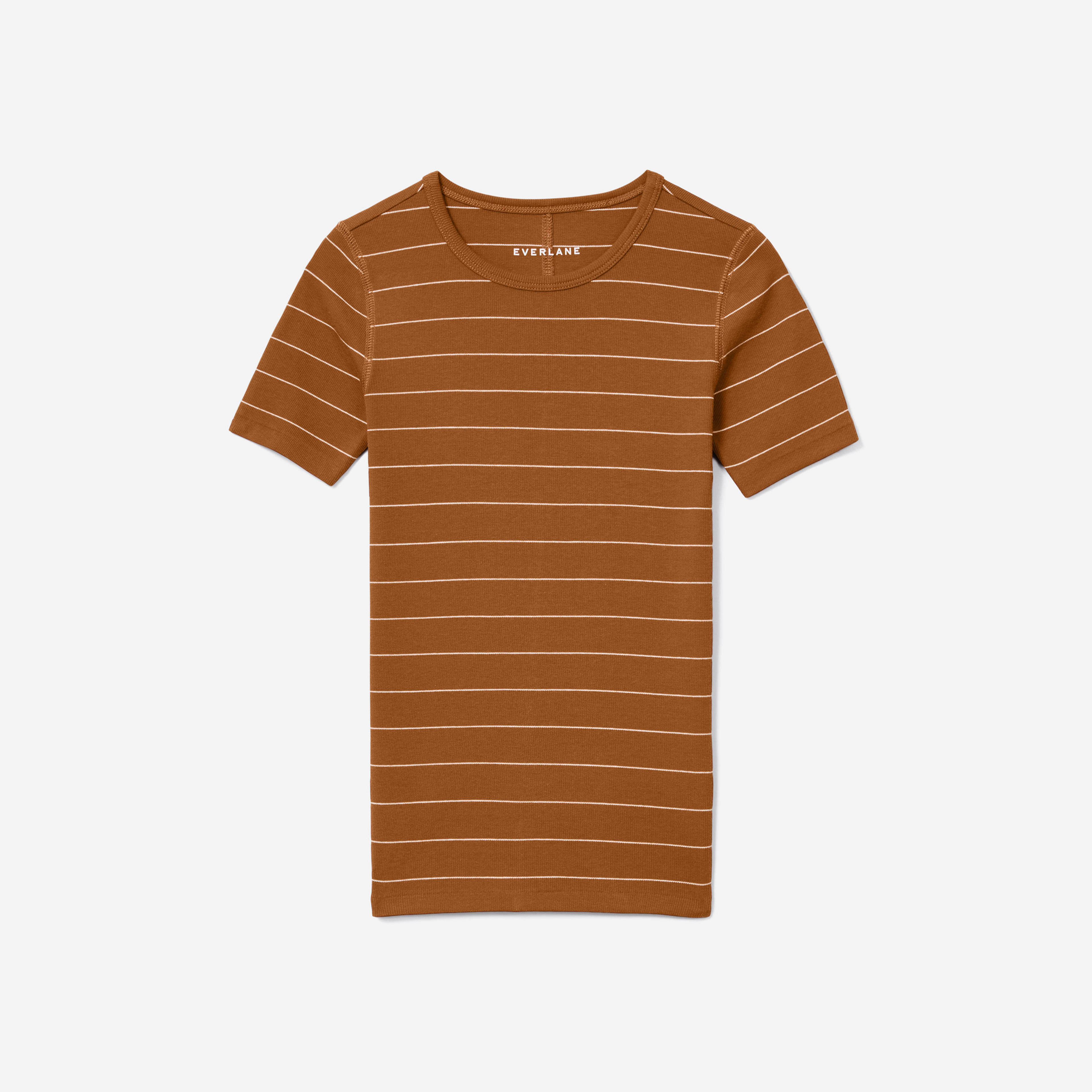 The Pima Micro-Rib Crew Tee | Everlane