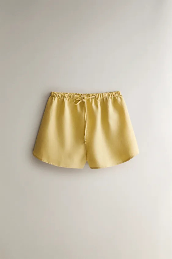 LINEN SHORTS | Zara UK