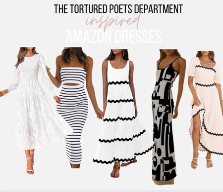 The Tortured Poets Department inspired dresses on Amazon. I’m totally in my black and white era 🖤🤍



#LTKfindsunder50 #LTKstyletip #LTKSeasonal