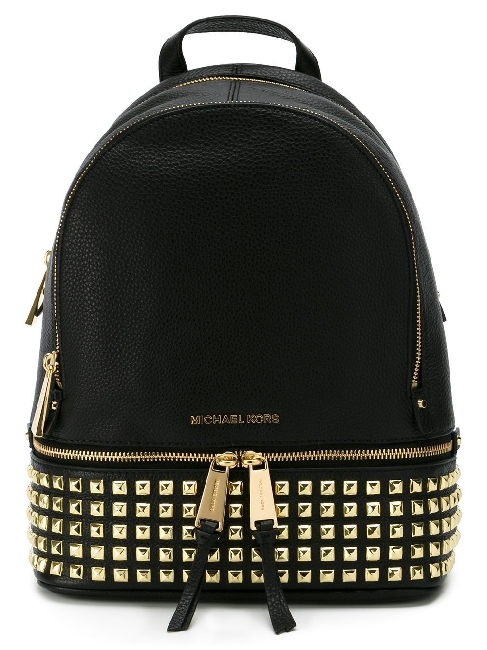 Michael Michael Kors small 'Rhea' studded backpack - Black | FarFetch US