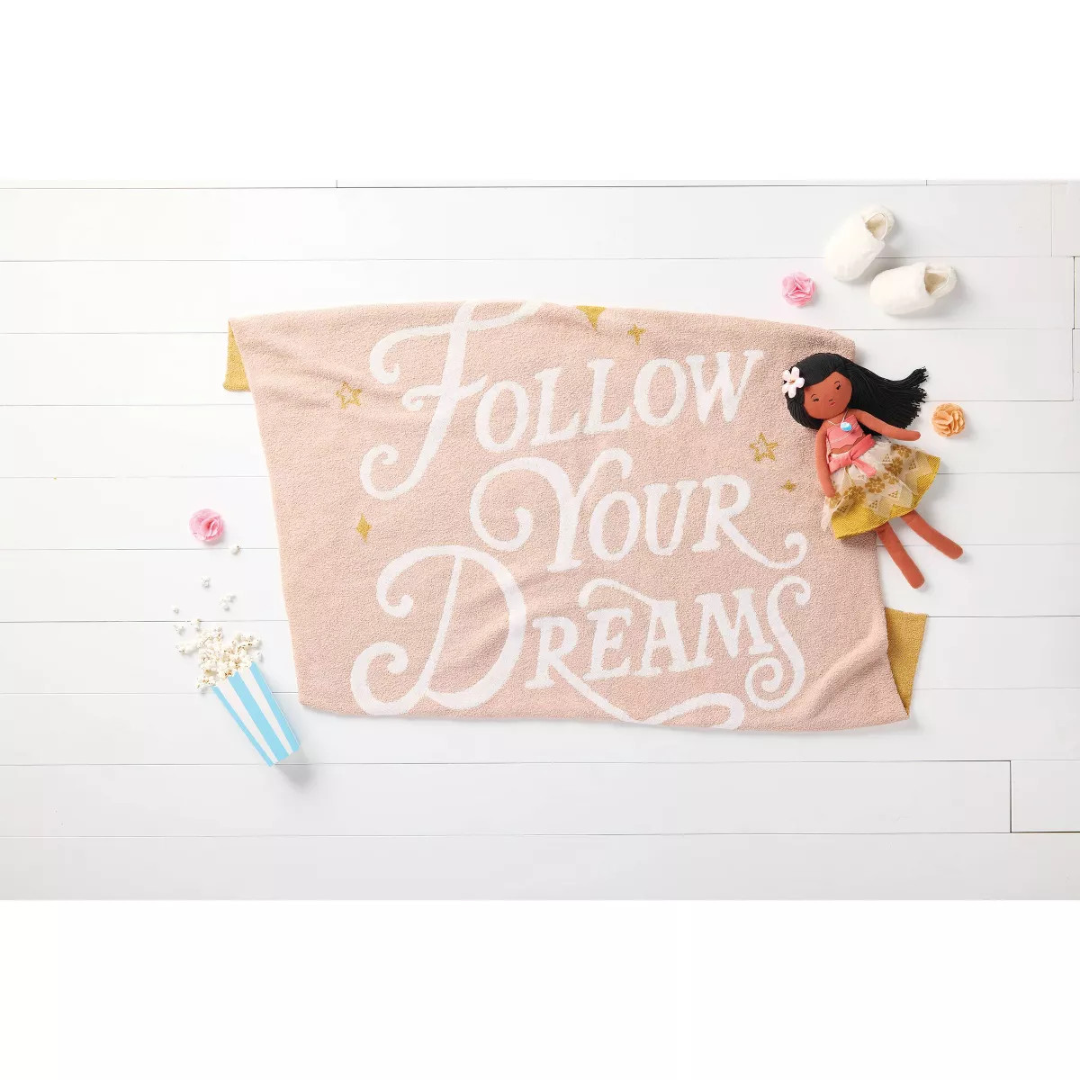 Princess 'Follow Your Dreams' Kids' Throw Blanket - The Disney Collection by Pillowfort™ | Target