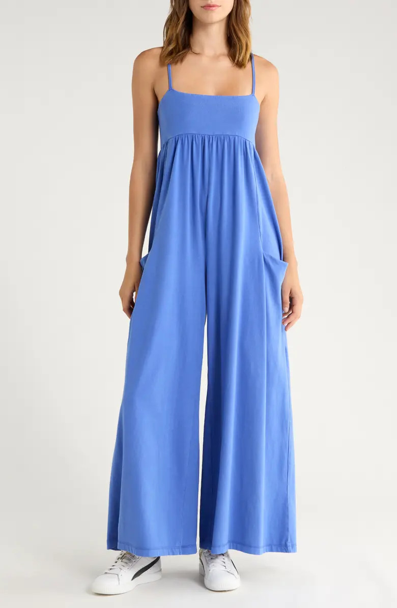 FP Movement Hot Shot Strappy Stretch Cotton Jumpsuit | Nordstrom