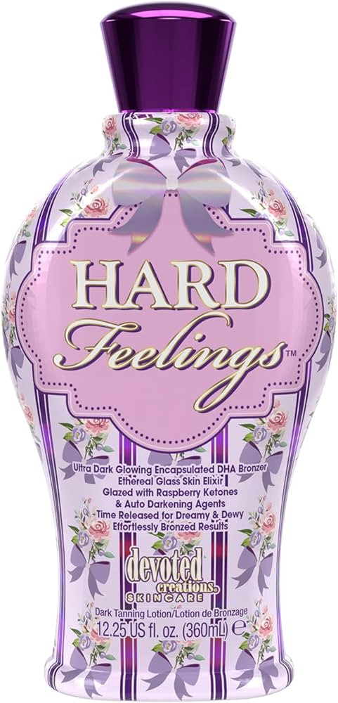 Devoted Creations Hard Feelings - Ultra Dark Glowing Encapsulated DHA Bronzer Dark Tanning Lotion | Amazon (US)