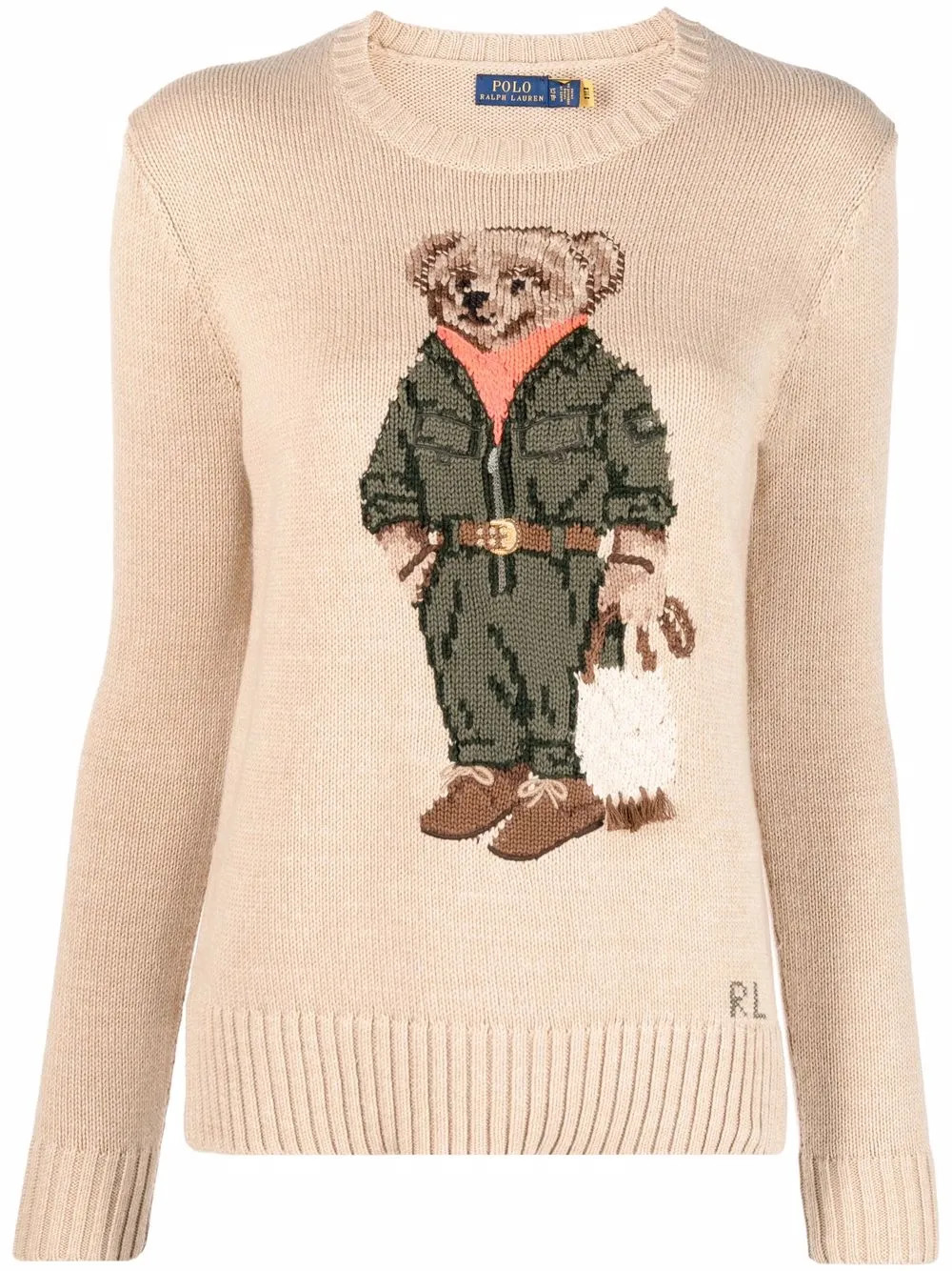 Polo Ralph Lauren Polo Bear-intarsia Jumper - Farfetch | Farfetch Global