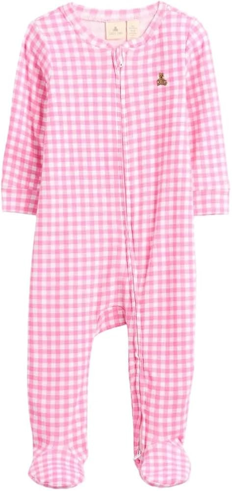 GAP Baby Girls' Two Way Zip Footed One-piece Outfit | Amazon (US)