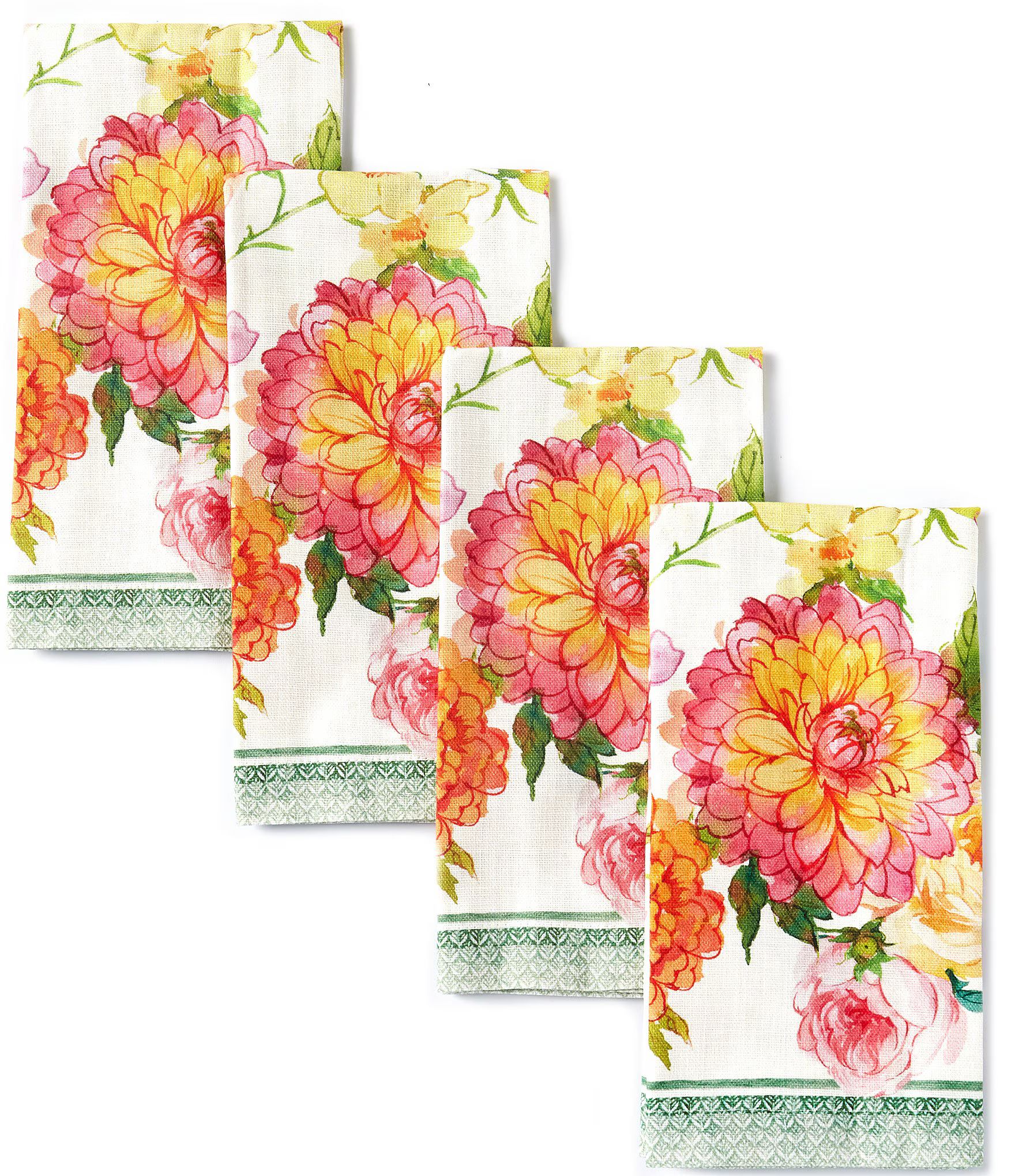 Southern Living Floral Print Napkins, Set of 4 | Dillard's | Dillard's