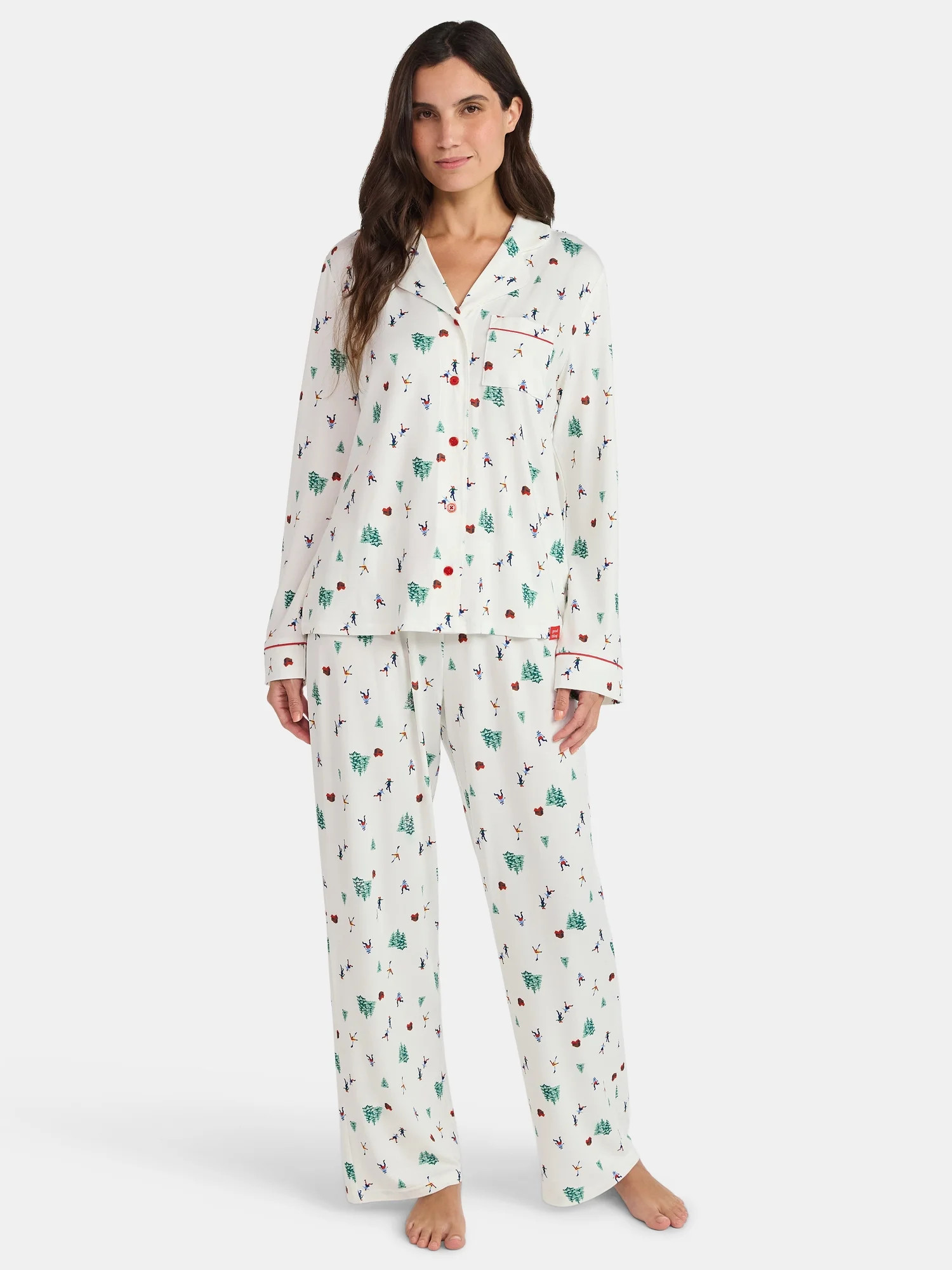 Martha Stewart Everyday Women's Pajama Set, 2-Piece, Sizes S-XXL | Walmart (US)