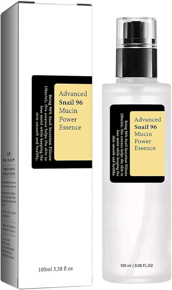 Advanced Snail Mucin 96% Power Repairing Essence, 100mL/3.38 fl.oz Snail Secret Mucin Serum for S... | Amazon (US)
